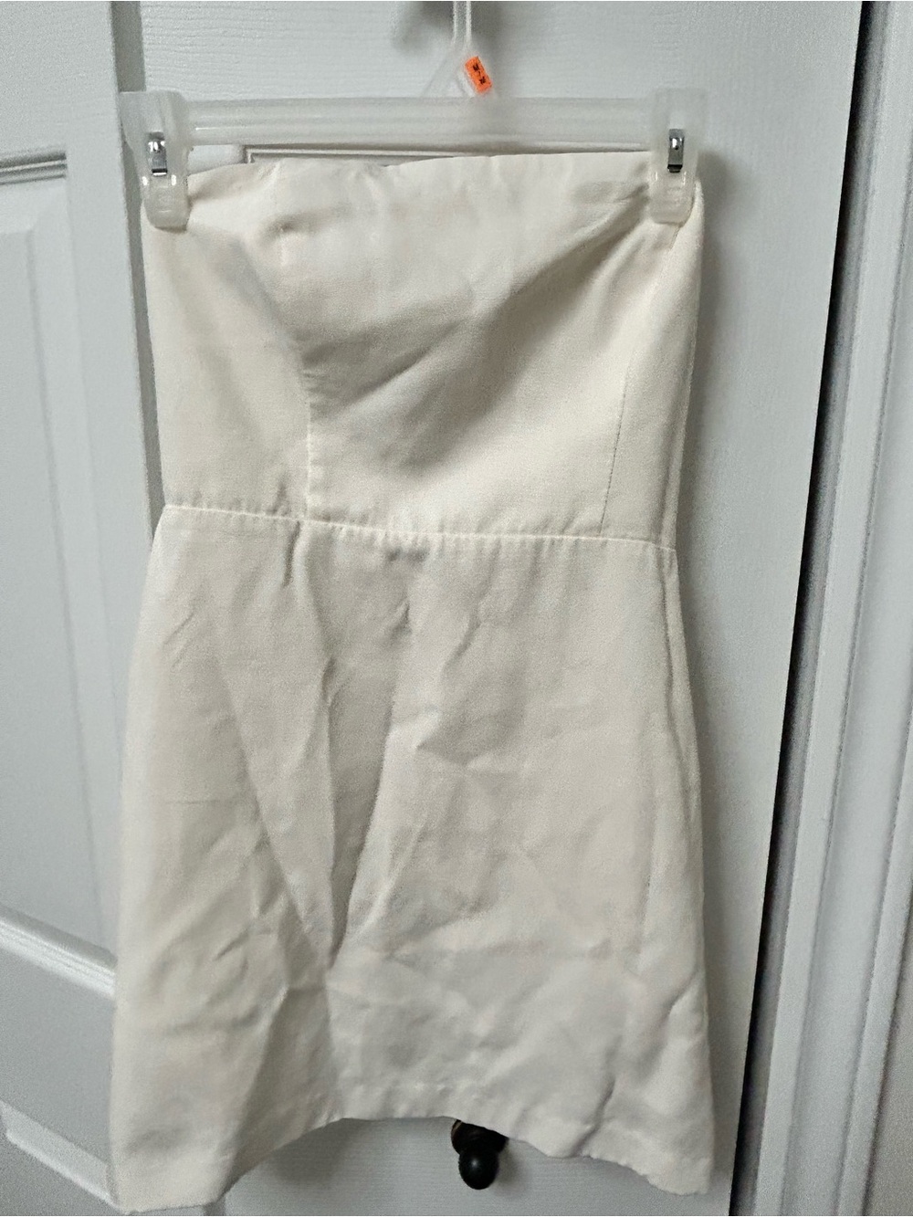 Dynamite Strapless Cream Mini Dress